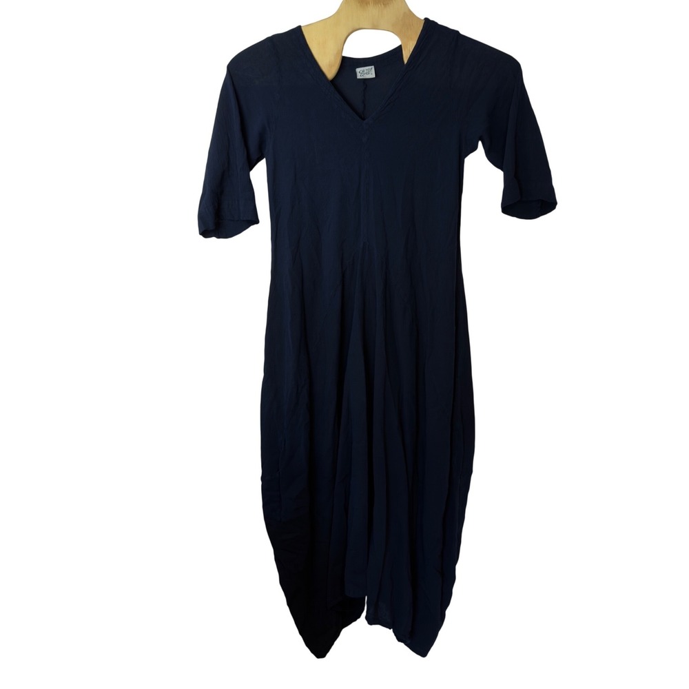 Oh My Gauze! Bella Cotton Gauze Dress Size 2 (L/XL) Casual Coastal Beachy Blue